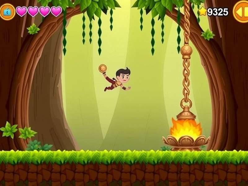 Henna Handi Blitz gameplay screenshot showing a character jumping to break a Handi